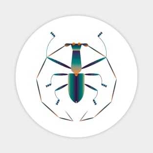 Giant Blue Longhorn Beetle Magnet